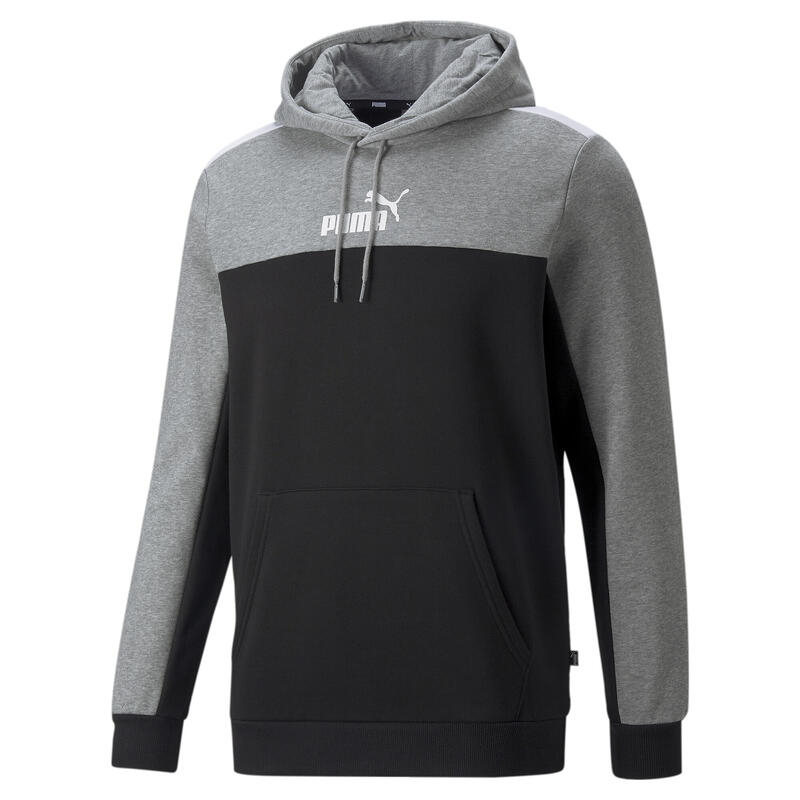 Essentials+ Block hoodie voor heren PUMA Black