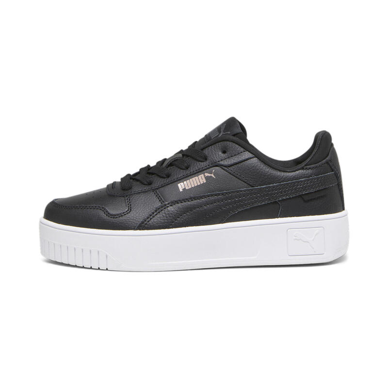 Baskets Carina Street Enfant et Adolescent PUMA Black Rose Gold White Metallic