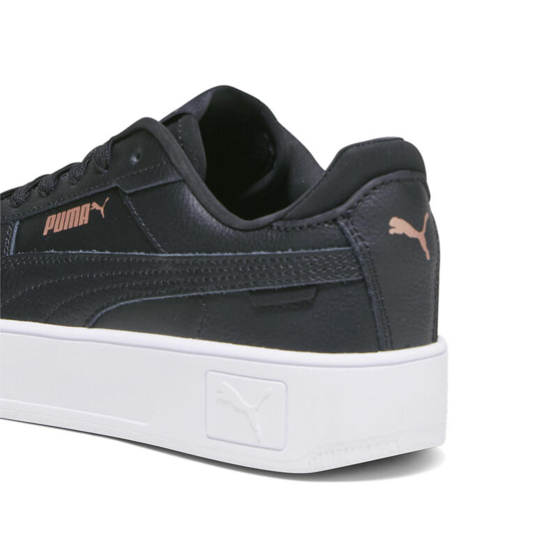 Baskets Carina Street Enfant et Adolescent PUMA Black Rose Gold White Metallic