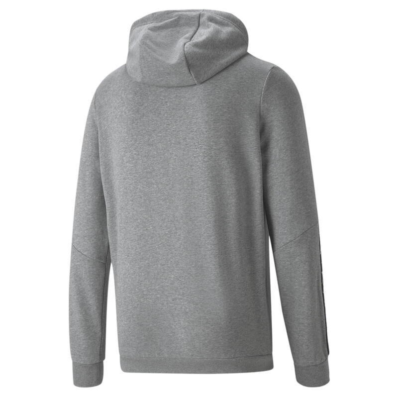 Felpa con cappuccio Essentials+ Tape da uomo PUMA Medium Gray Heather