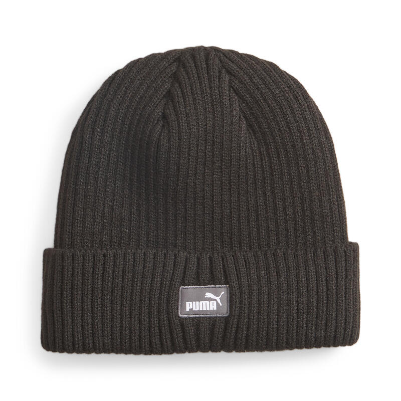 Klassieke beanie met omslag PUMA Black