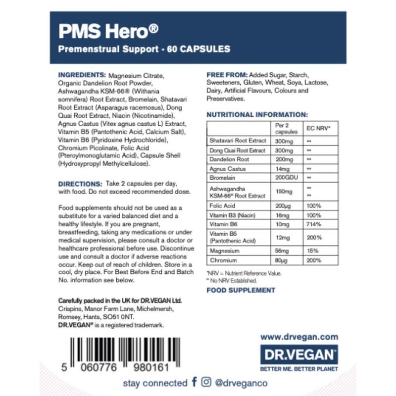 PMS Hero® 經期舒緩配方 (60粒裝)
