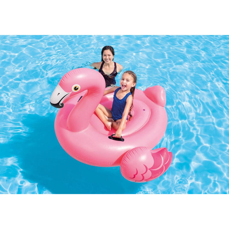 Kids Flamingo Ride-On Inflatable Pool Float - Pink