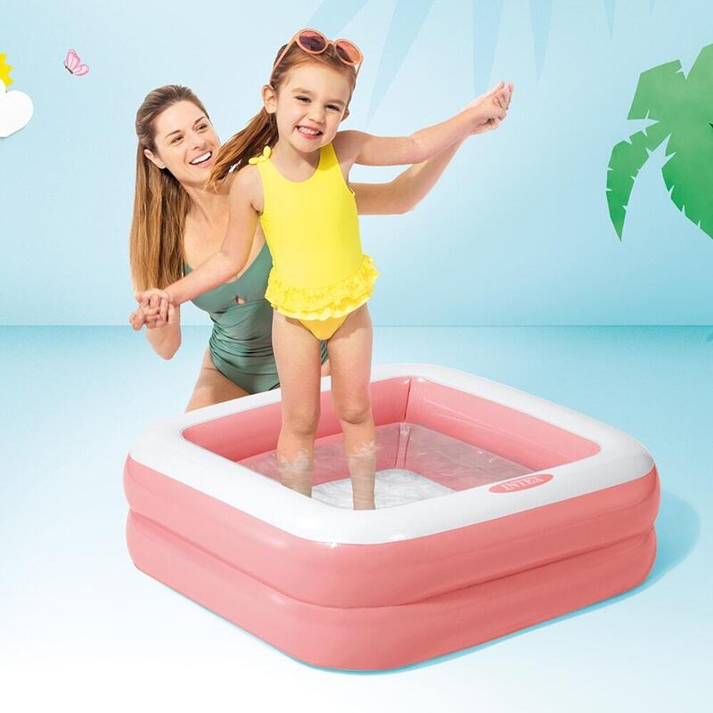 Dino Buddies 3-Ring Inflatable Baby Pool - Random color