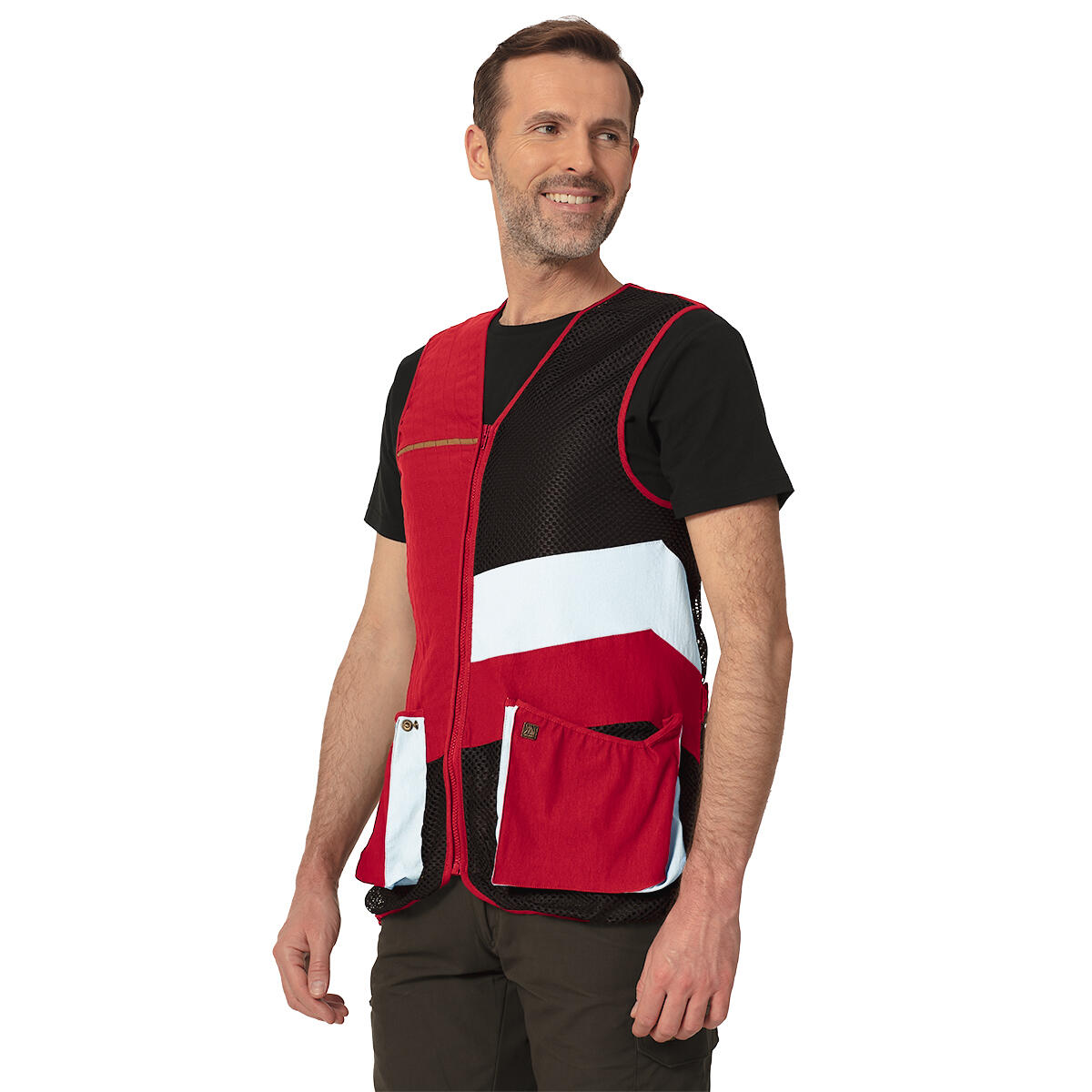 TAGART Herren Schießweste Tagart Falcon red aus elastischer Stoff