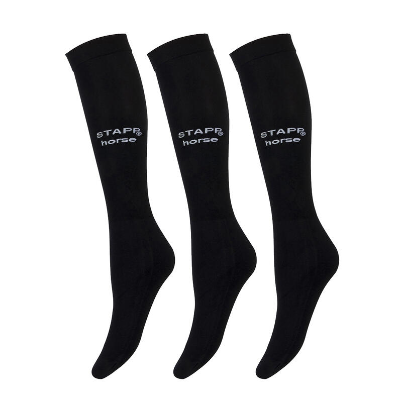 Chaussettes d'équitation Ultra Fines 3-pack Marine