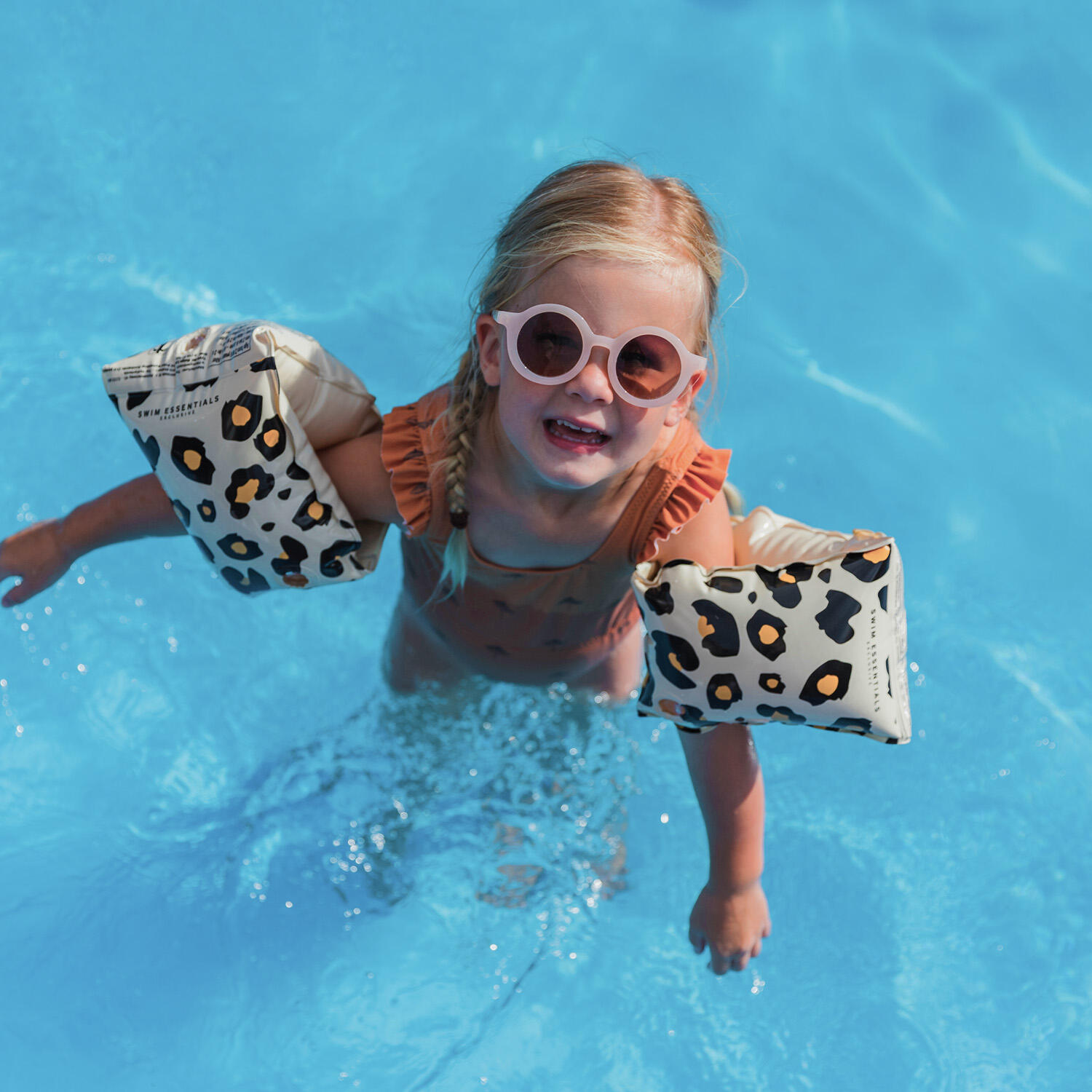 Swim Essentials Arm Bands - Beige - Safari Chic 2/6