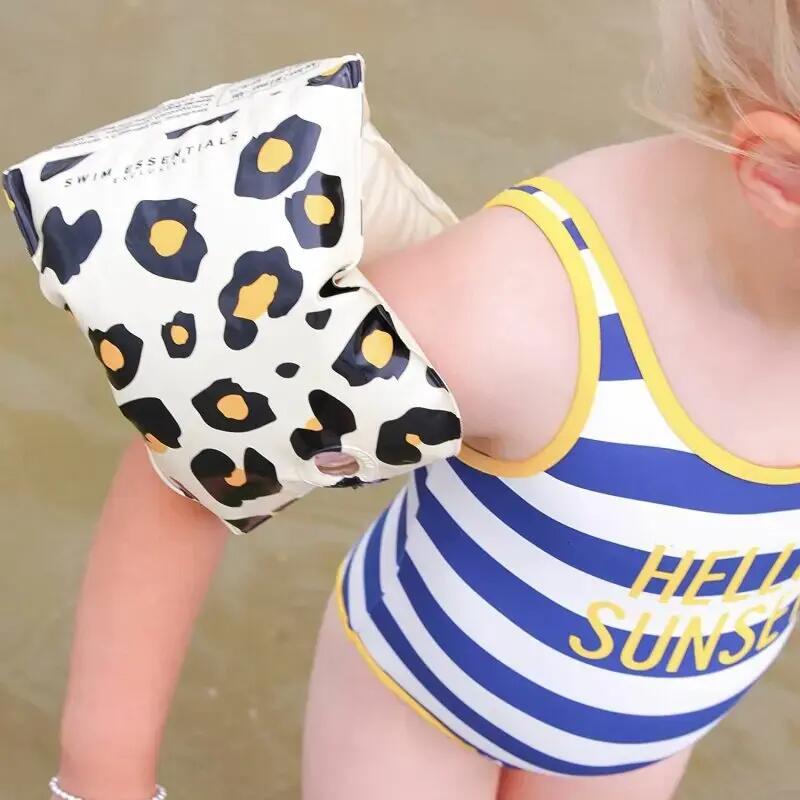 Swim Essentials Arm Bands - Beige - Safari Chic 4/6