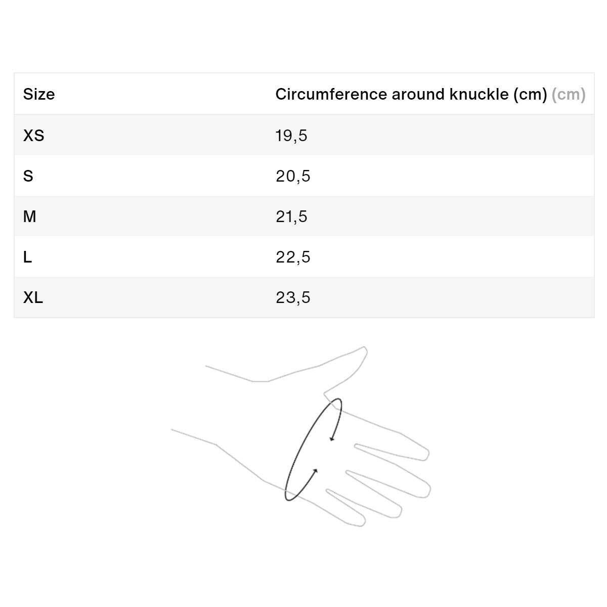 ION Hybrid Gloves 1+2.5 - Black 5/7