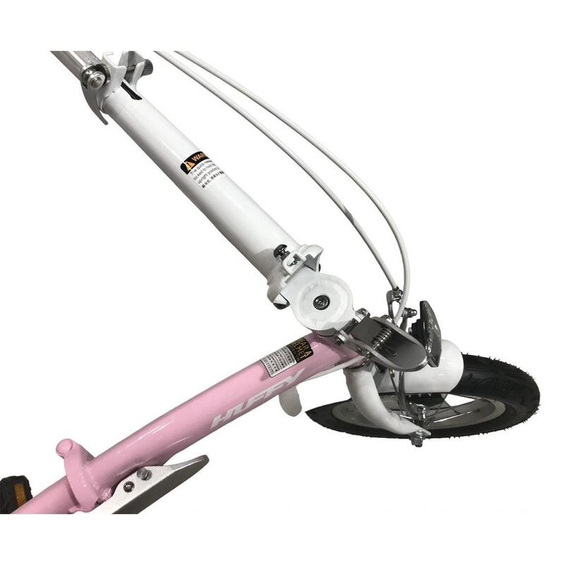 (Assembled)Joy 12" Kids Folding Bike - Pink