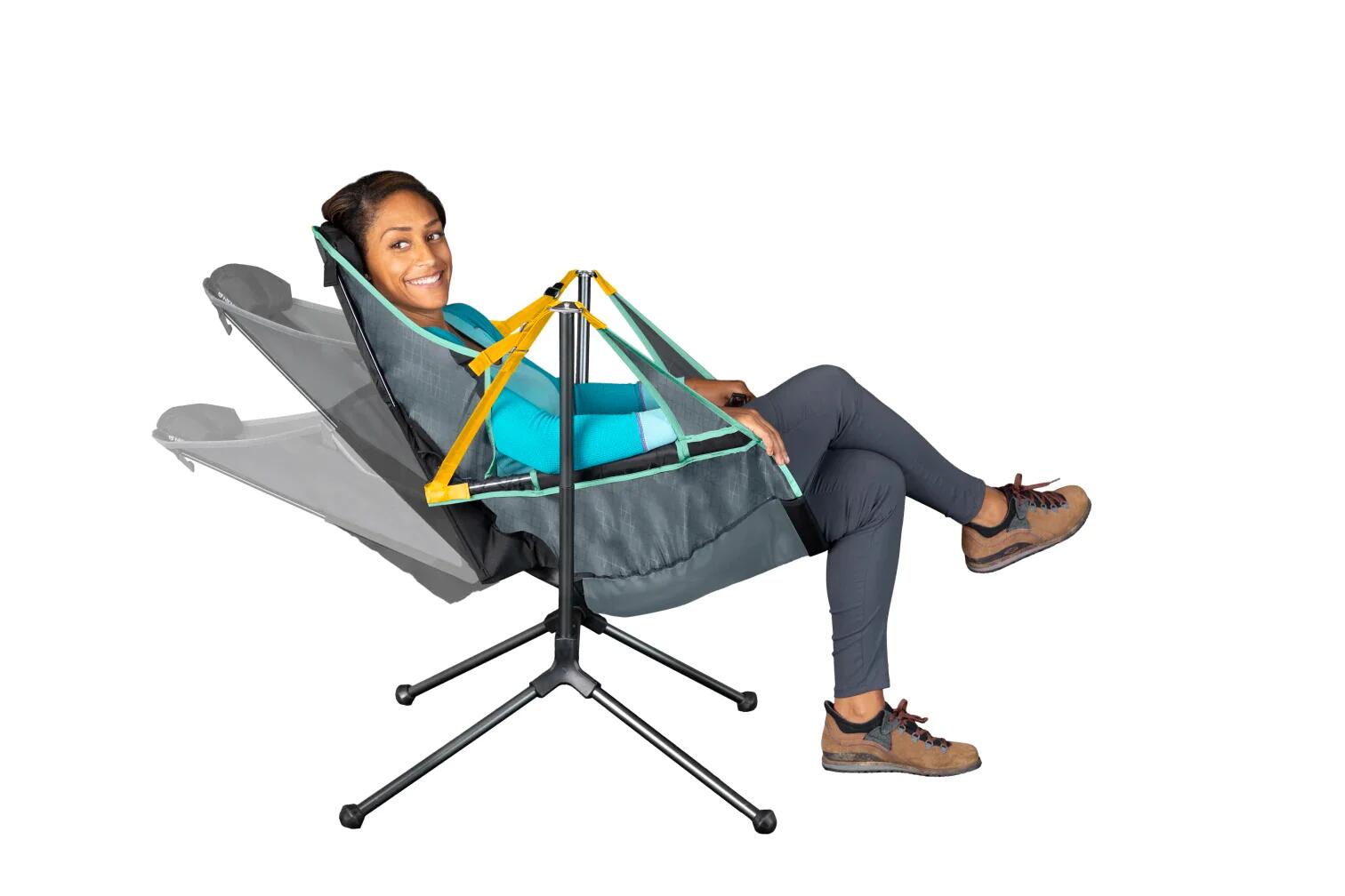Stargaze Reclining Camp Chair Black
