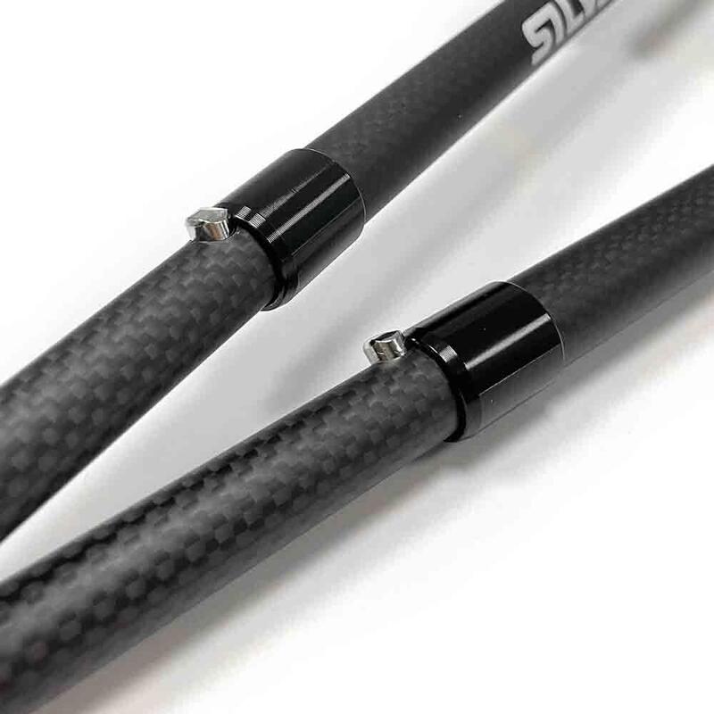 Carbon Running Poles - Black