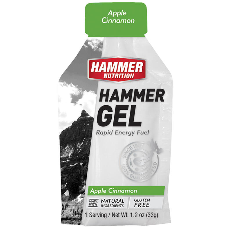 Hammer Gel Apple Cinnamon flavour Rapid Energy Fuel - White