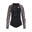 LADIES DIAGONAL 4.0 LONG SLEEVE DOUBLE LAYER V-LEG BODYSUIT - BLACK