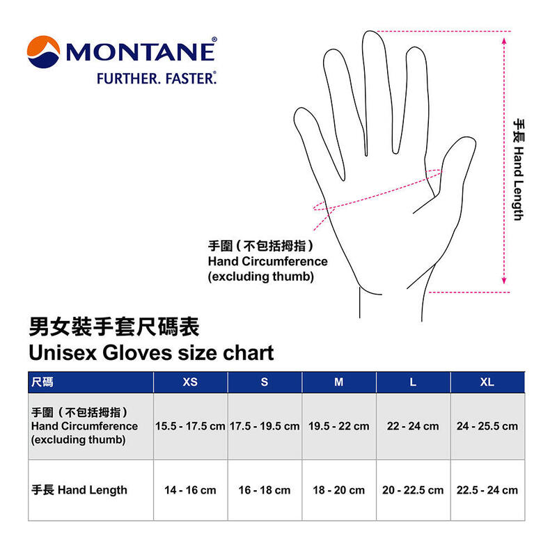 Powerstretch Pro Glove 女款保暖觸控手套 - 黑色