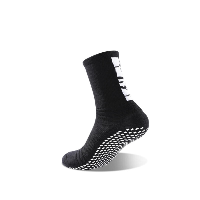 G-ZOX Cushion Grip Socks 3 Pairs (White x 2 + Black x 1  - M)