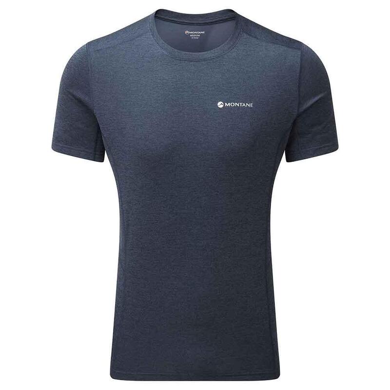 Dart T Shirt 男款短袖圓領快乾衫 - 藍色