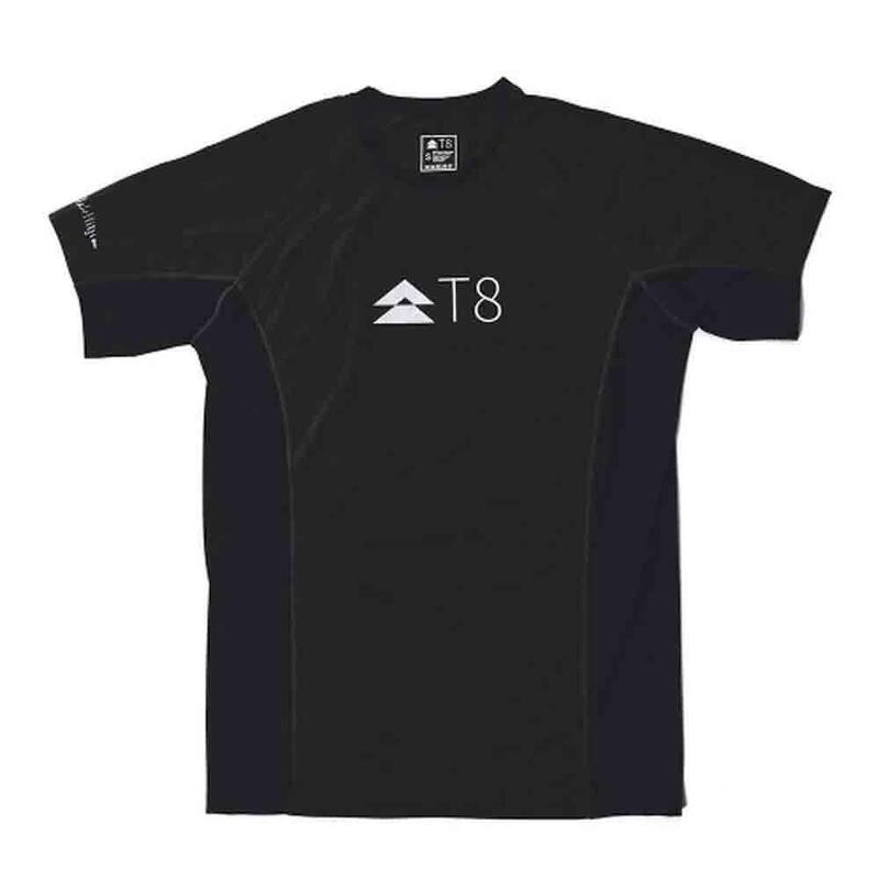 Ice Tee 女款越野跑短袖 T 恤 - 黑色