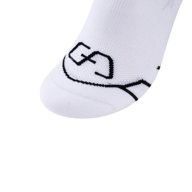 High-Cut Unisex QuickRecovery Compression Running Sports Sock - WHITE