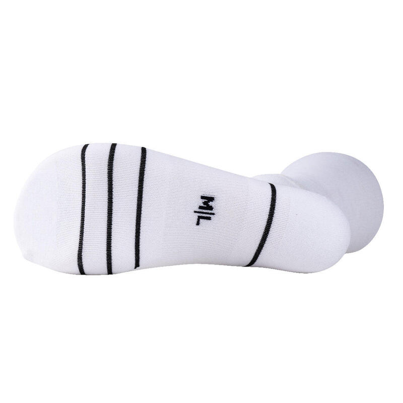 High-Cut Unisex QuickRecovery Compression Running Sports Sock - WHITE