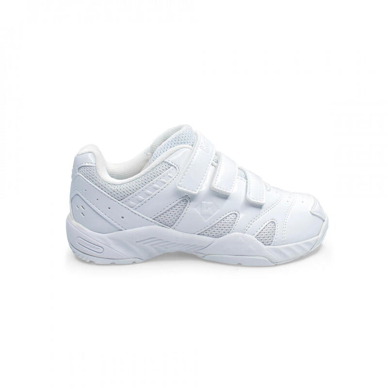 (Preorder) KH-F06J Kids' Velcro Professional Badminton Shoes - White