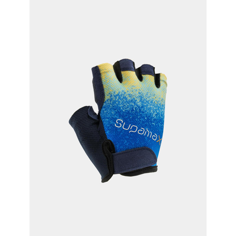 [Parent-child outfit Style] Adult's Half Finger Gel Pad Training Glove - Blue