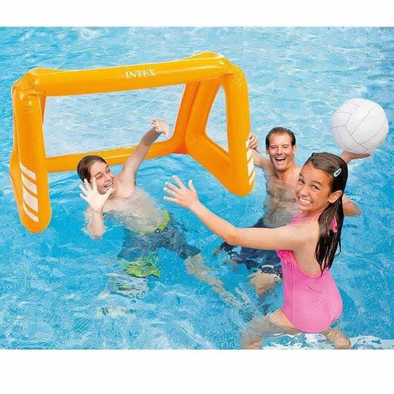Fun Goals Game Inflatable Pool Toy Set - Orange