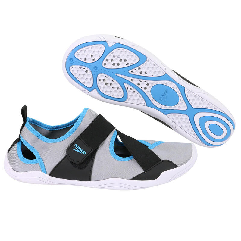 HYBRID 成人中性水上運動鞋 - 灰色/藍色