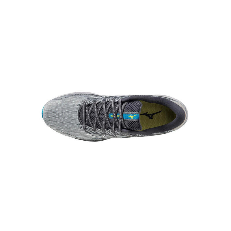 Wave Rider 27 Wide Men's Road Running Shoes - Grey x Silver