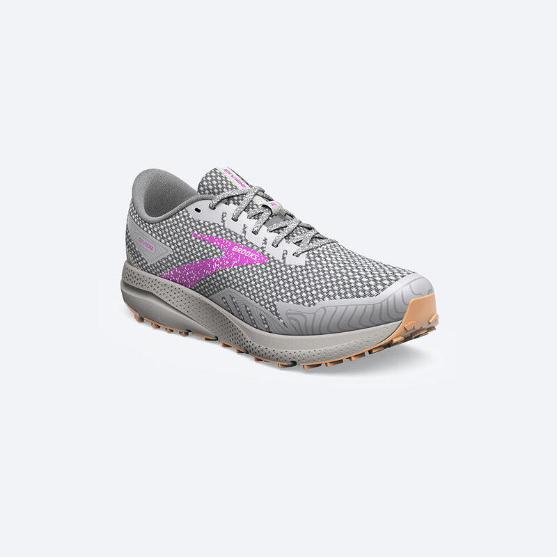 Divide 4 Adult Women Trail Running Shoes - Grey x Purple