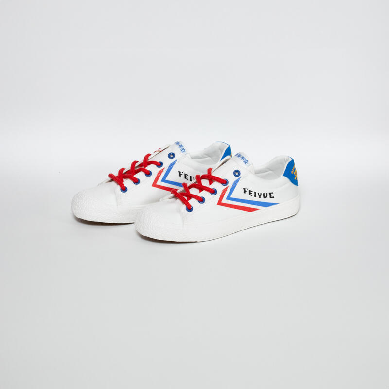 Feiyue 2024 Blue LO Canvas Shoes - White/Blue