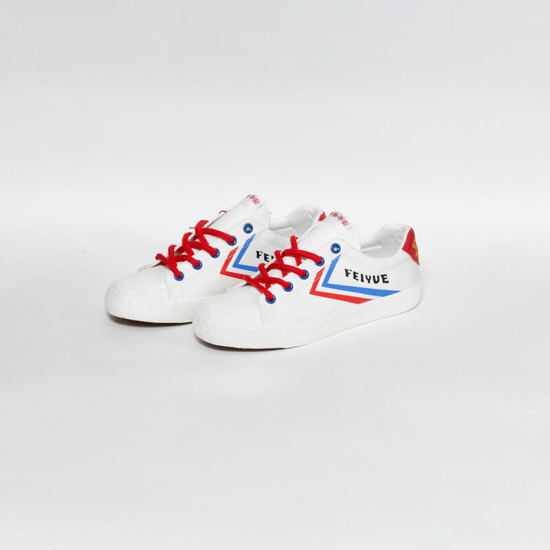 Feiyue 2024 Red LO Canvas Shoes - White/Red