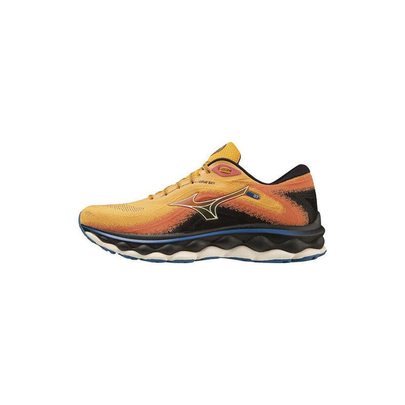 Wave Sky 7 Men's Road Running Shoes - Orange x White