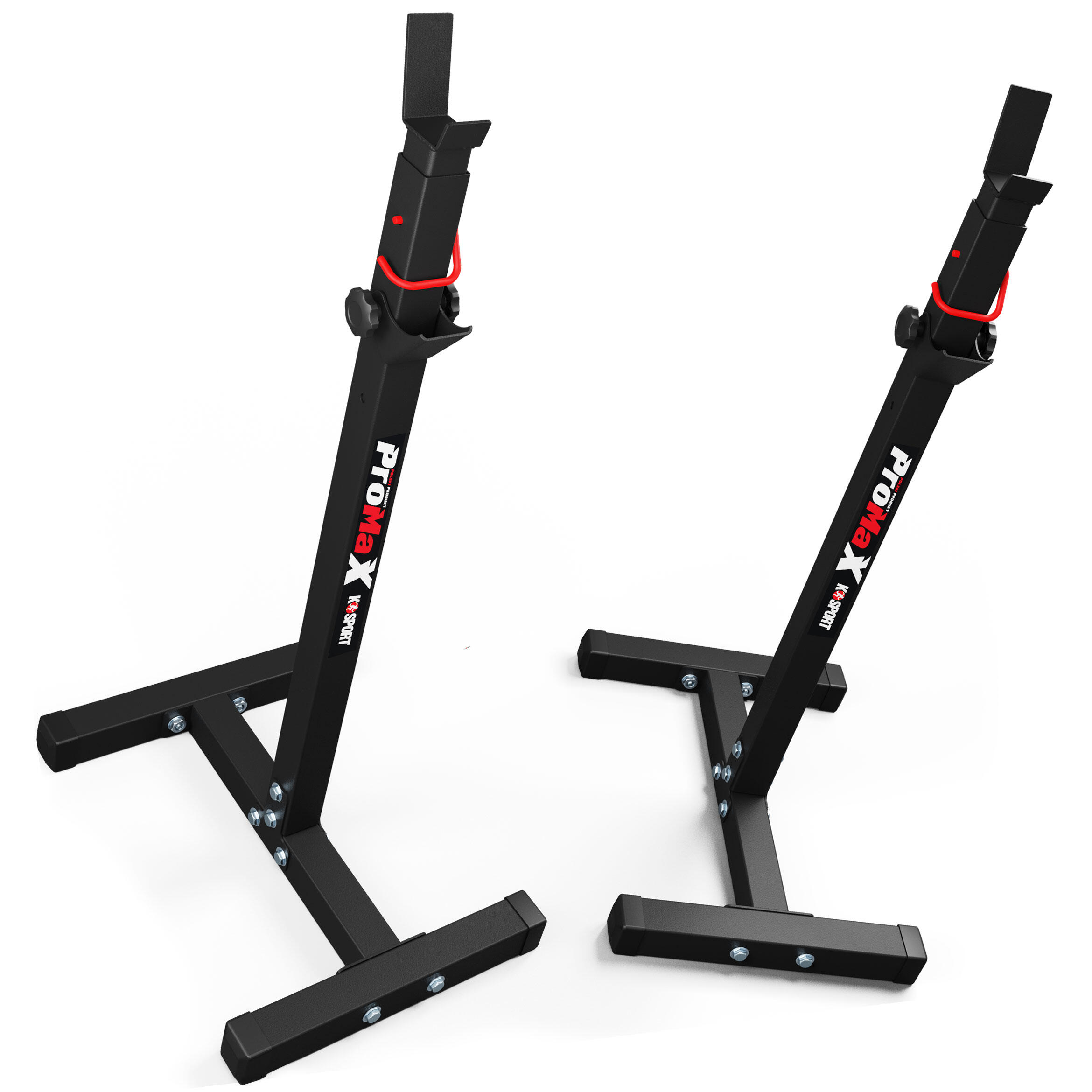 Adjustable Squat Rack Weight Lifting Barbell Stand 2/7