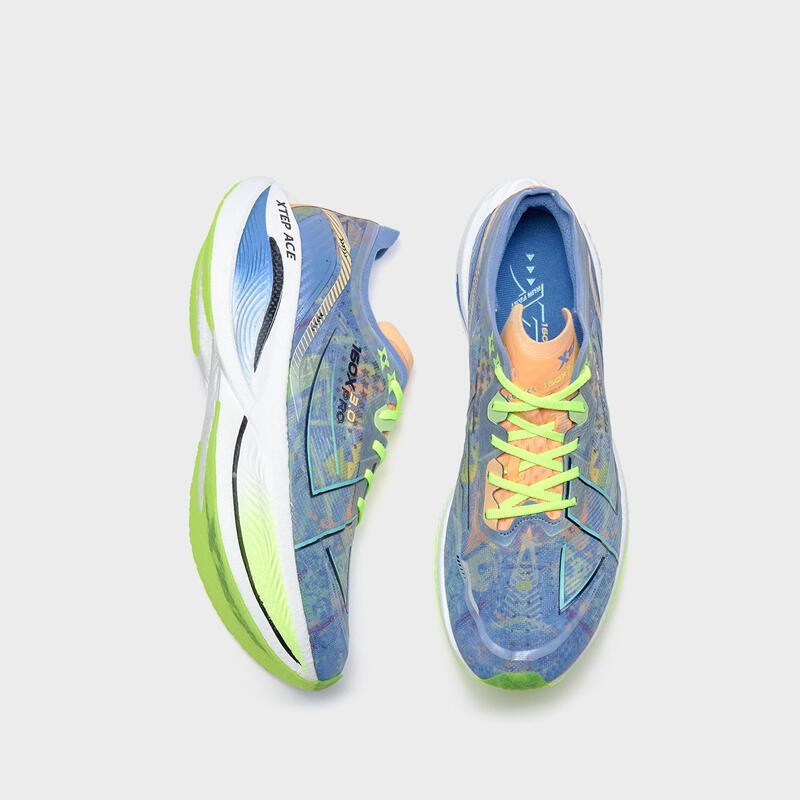 Running Shoes Men's 160X3.0 Pro - Sunlight Blue/Aurora Green