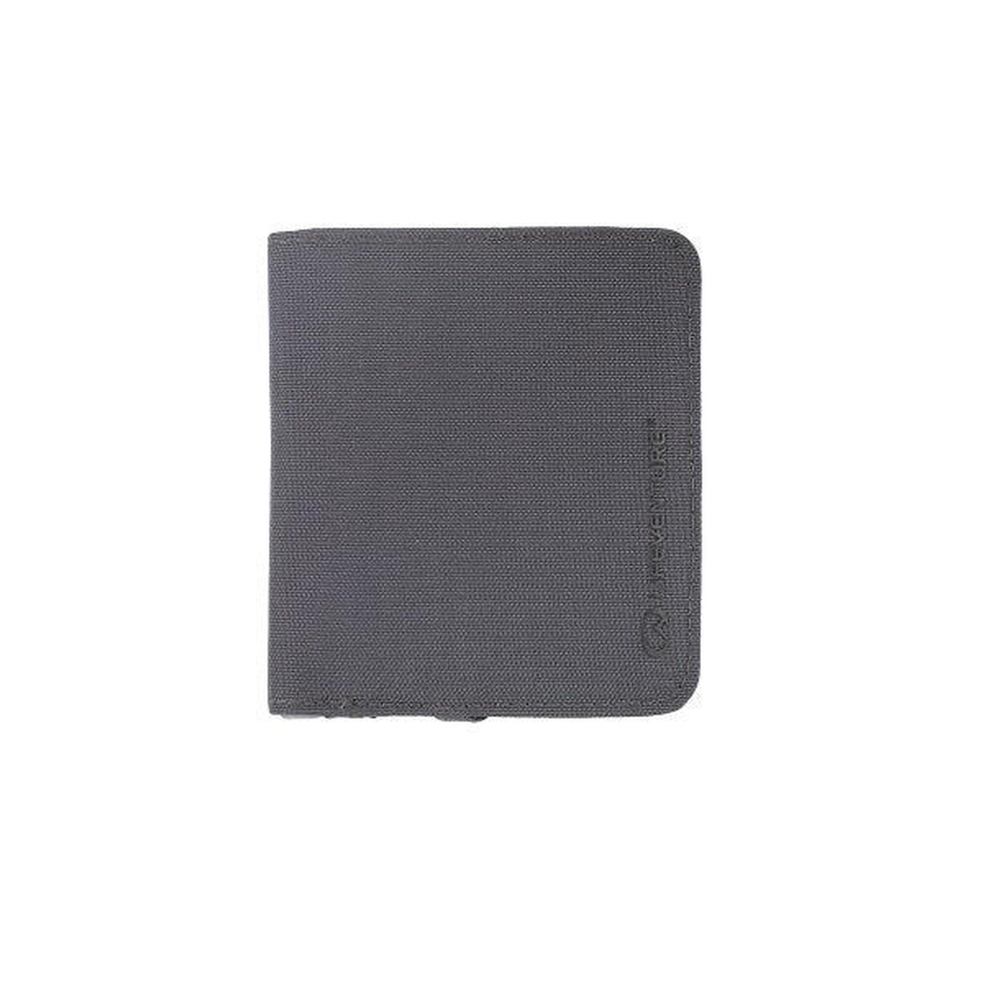 RFID Compact Recycled Wallet - Grey