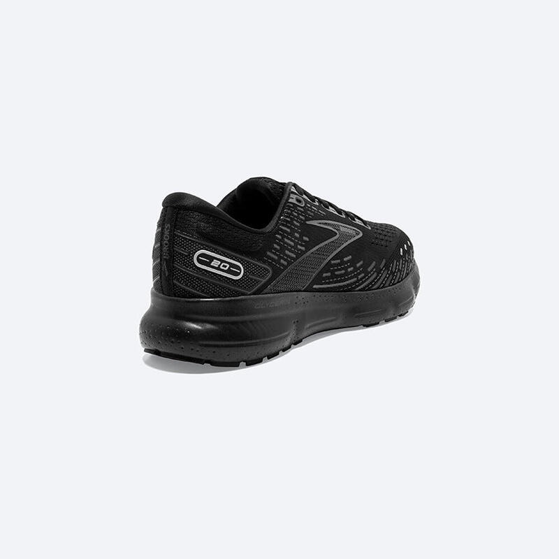 Glycerin 20 Wide Adult Men Road Running Shoes - Black