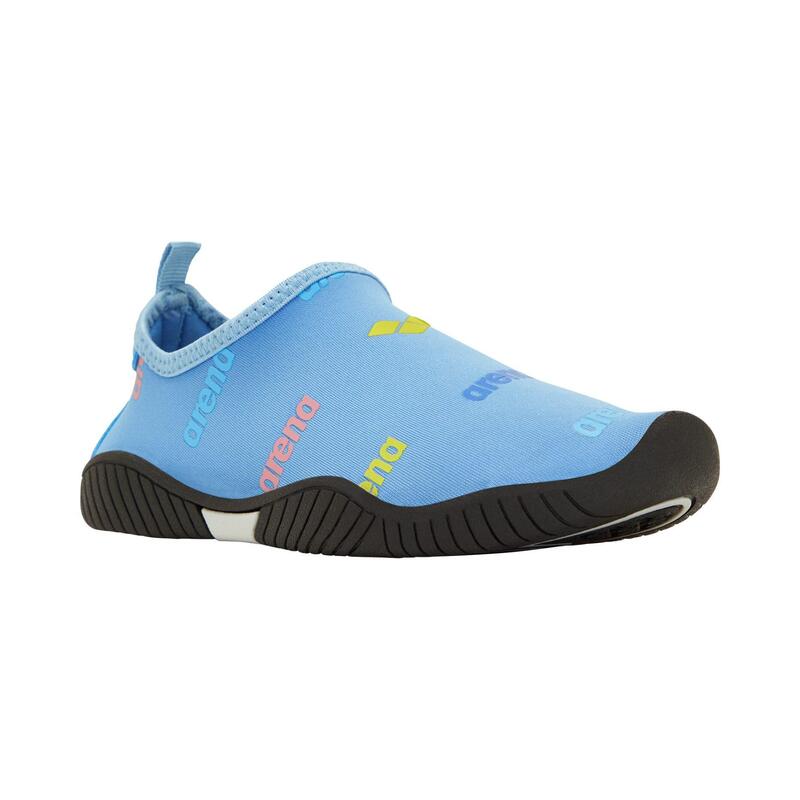 KIDS PASTEL POP ALLOVER AQUA SHOES - NAVY