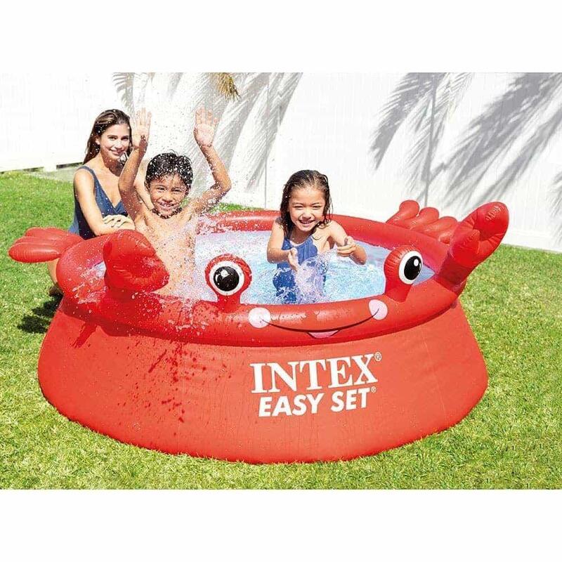Happy Crab Easy Set Inflatable Pool 183CM X 51CM - Red