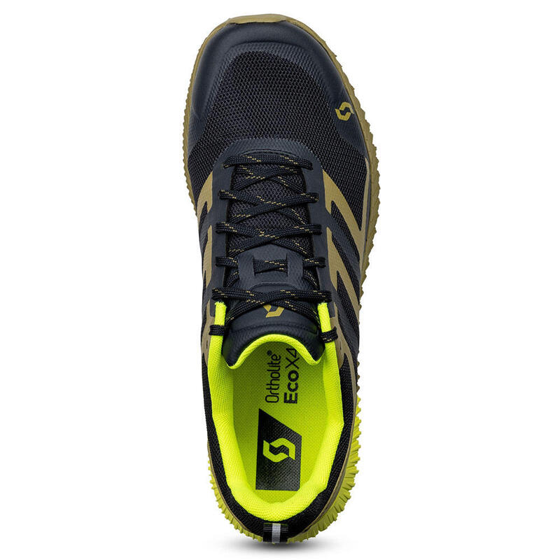 Kinabalu 2 男裝越野跑鞋 - 綠色/黃色
