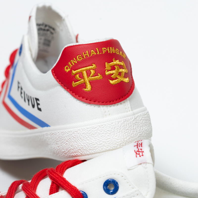 Feiyue 2024 Red LO Canvas Shoes - White/Red