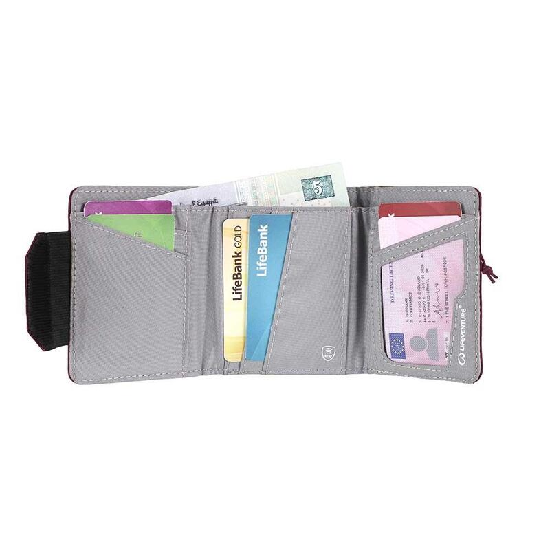 RFID Recycled Wallet (6 card slots) - Purple