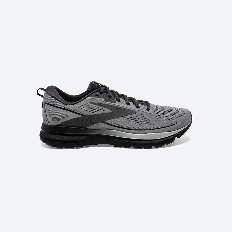 Trace 3 Wide Men Road Running Shoes - Grey x Black