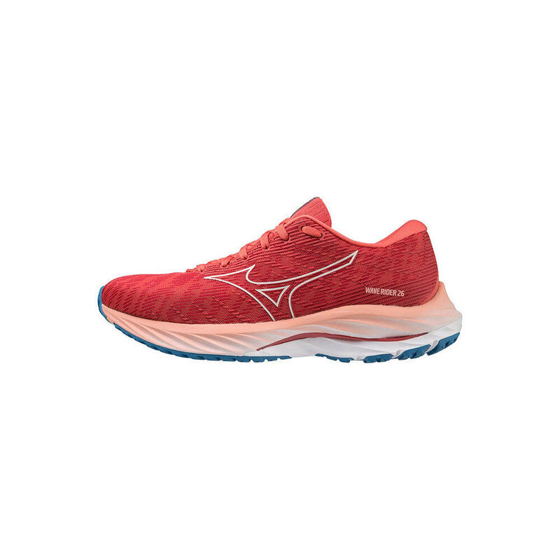 Wave Rider 26 Women's Road Running Shoes - Red