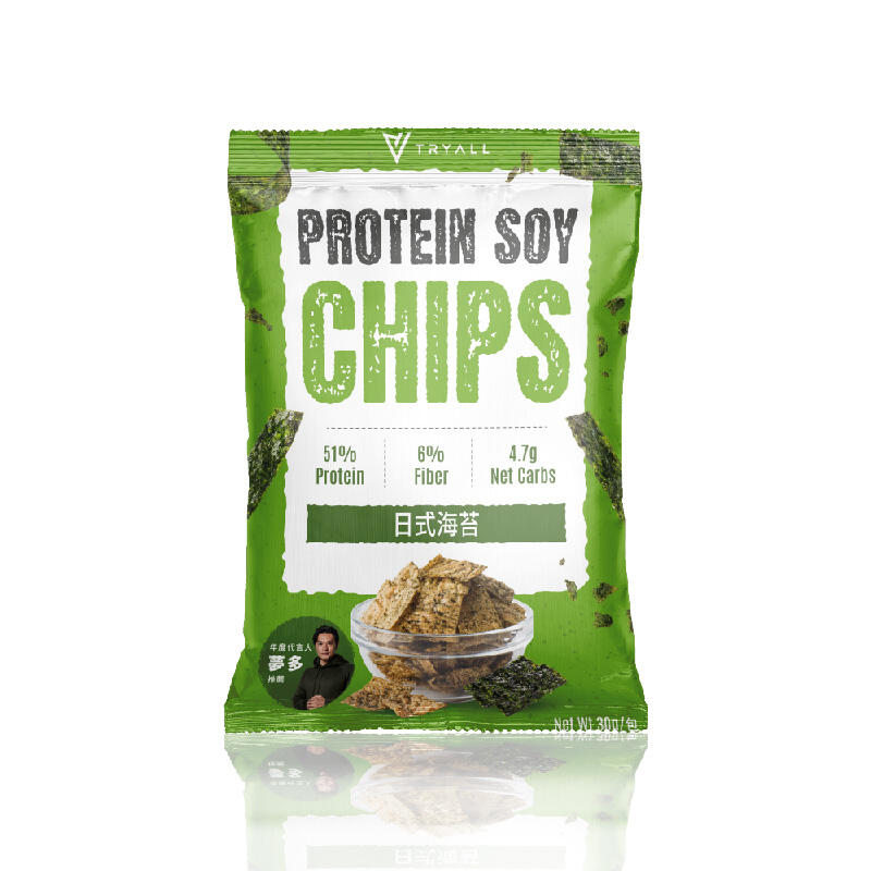 Protein Soy Chips (8 packs) - Seaweed