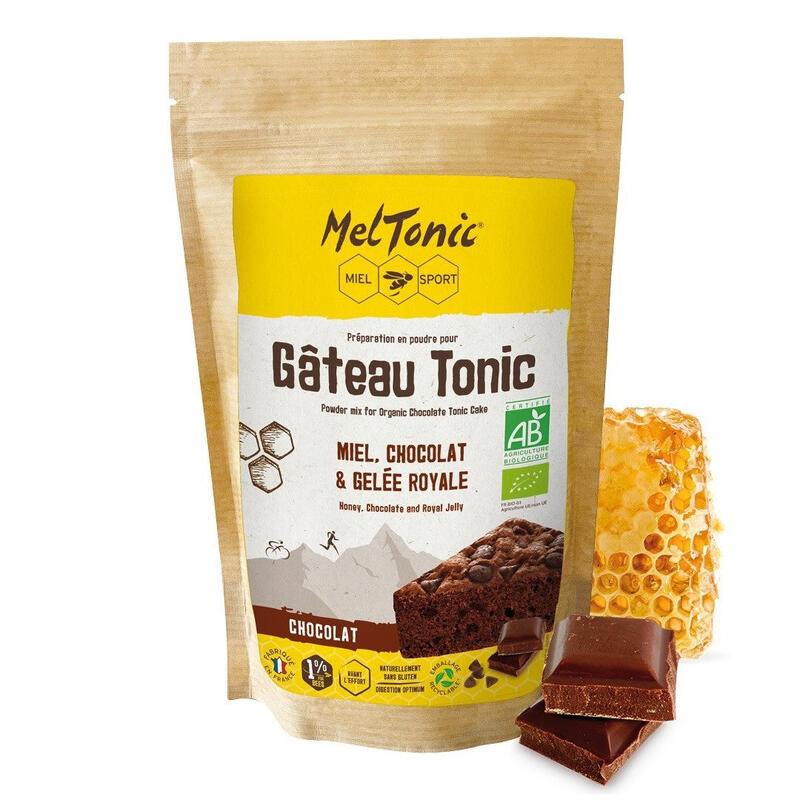 Gâteau énergétique Bio Meltonic Chocolat, miel et gelée royale