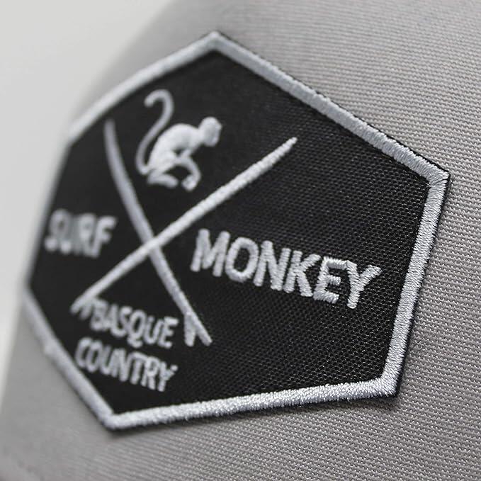 Gorra Trucker - 5 Paneles / Adulto / Talla única (Gris Claro/Negro) 3/7