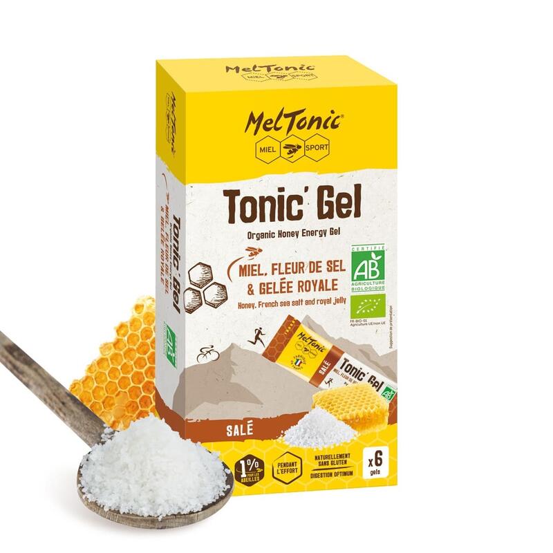 Gel énergétique Meltonic Bio salé Pack de 6