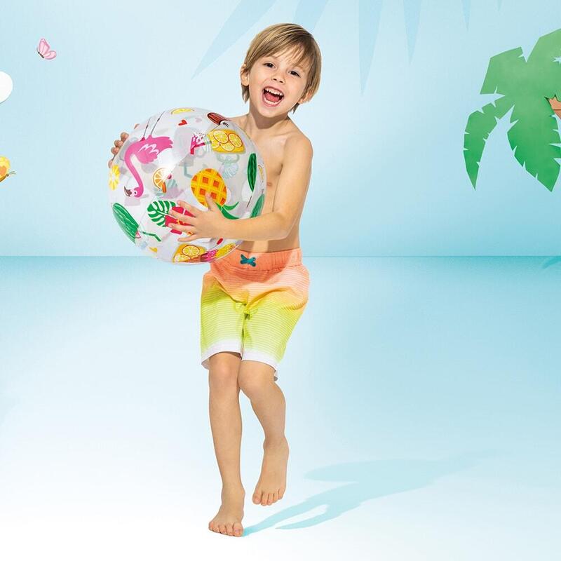 Lively Print Inflatable Pool Ball 20" - Random color