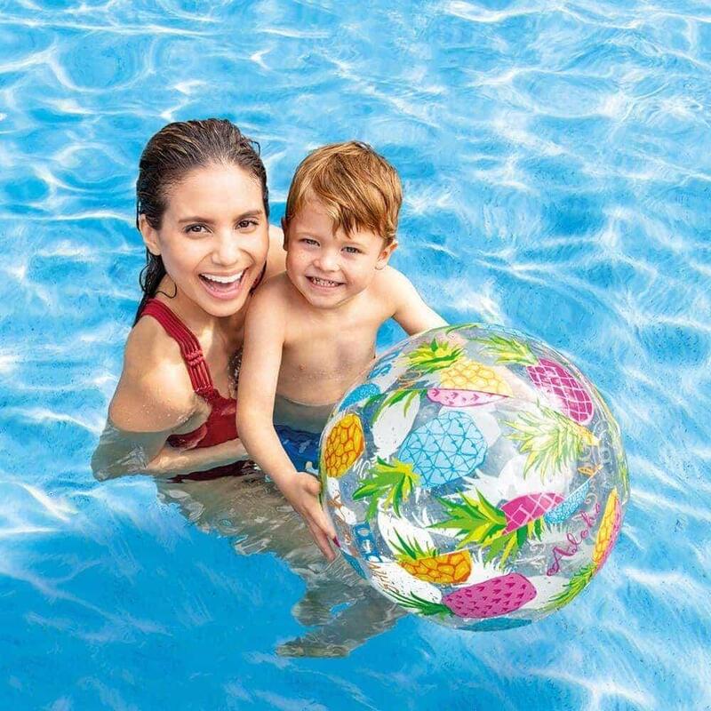 Lively Print Inflatable Pool Ball 20" - Random color